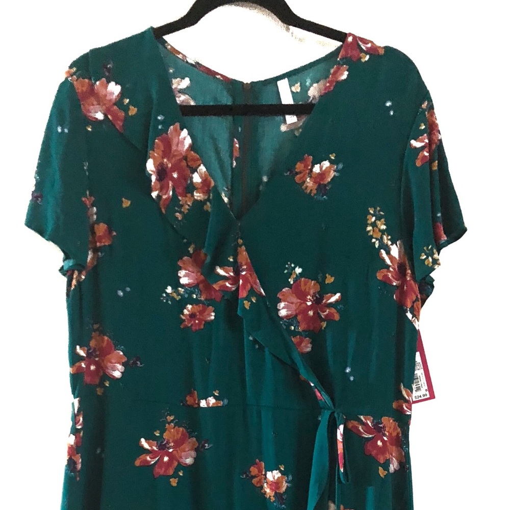 Jade Faux Wrap Dress